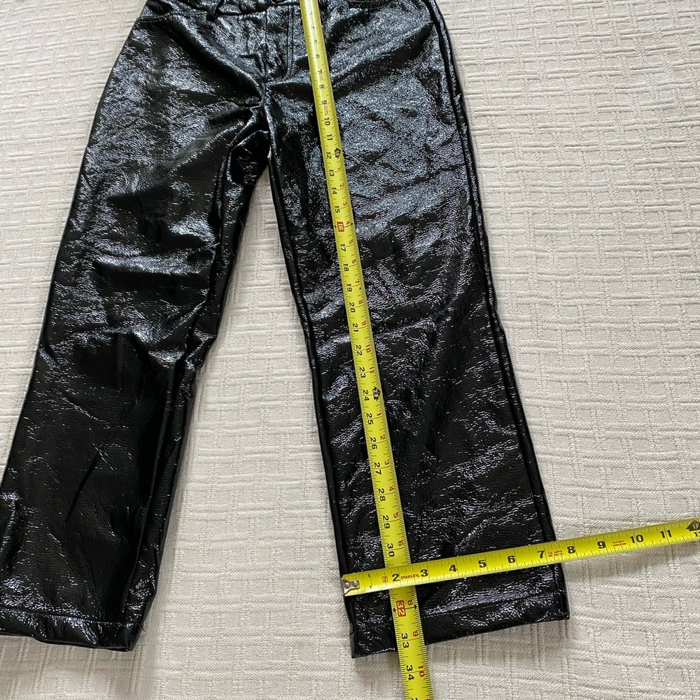 XLE The Label black vegan leather pants. - Picture 7 of 7